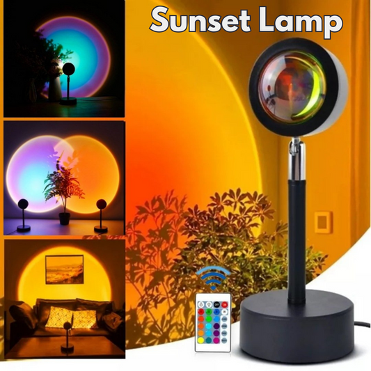 Sunset Lamp With 16 Colors (Remote Control)