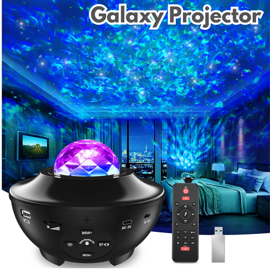 Galaxy Projector With Speaker (Remote Control)