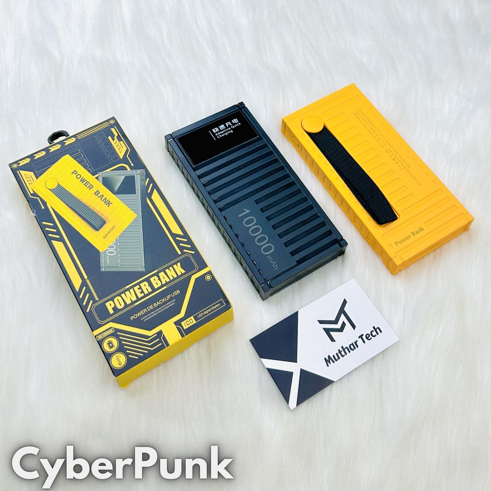 22.5W Fast 10,000Mah Cyberpunk Power Bank