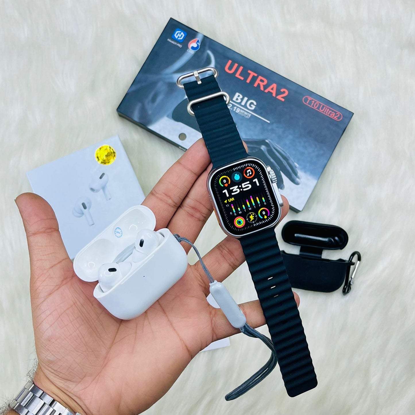 T10 Ultra 2 + Airpods Pro 2