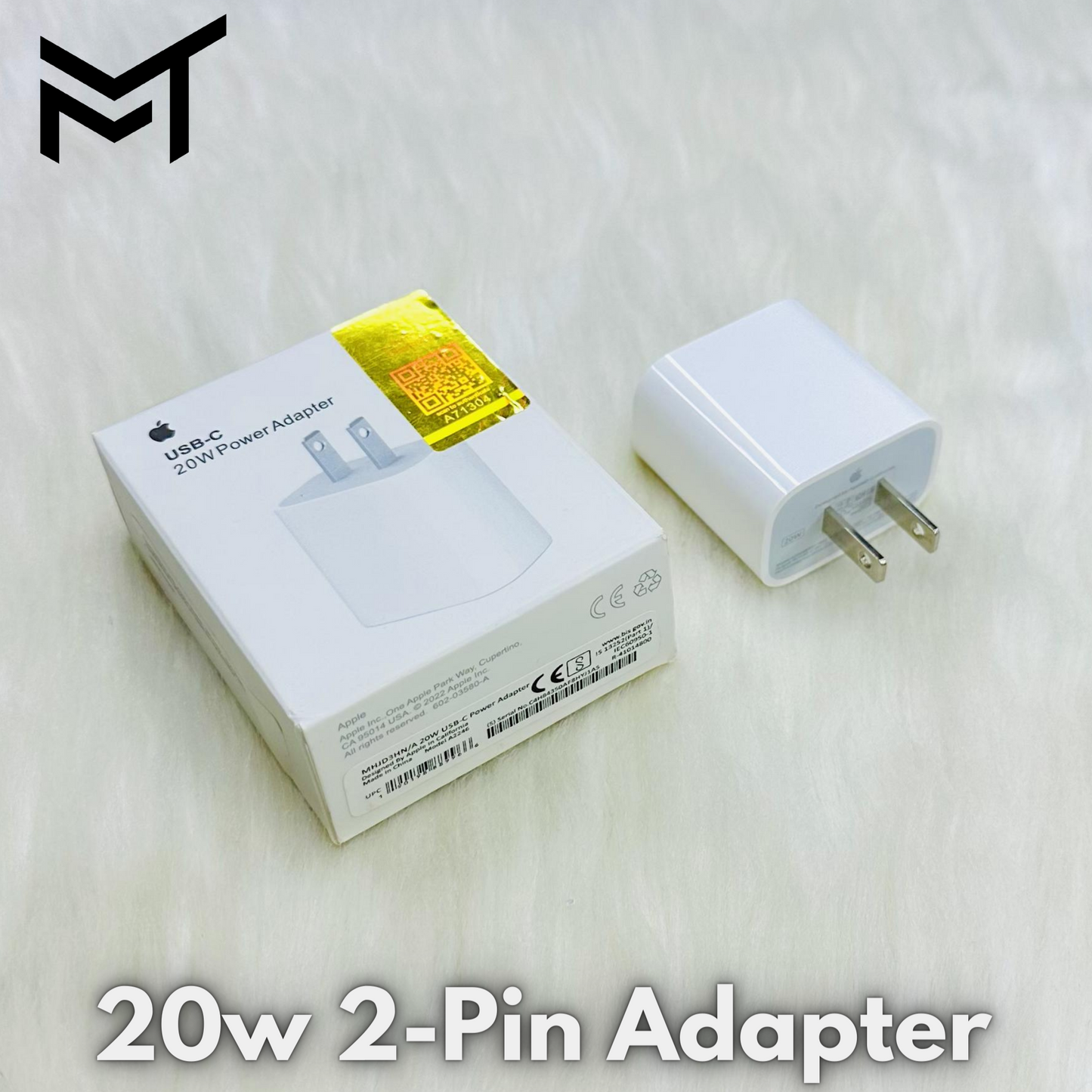 20W USB-C Power Adapter 2 Pin